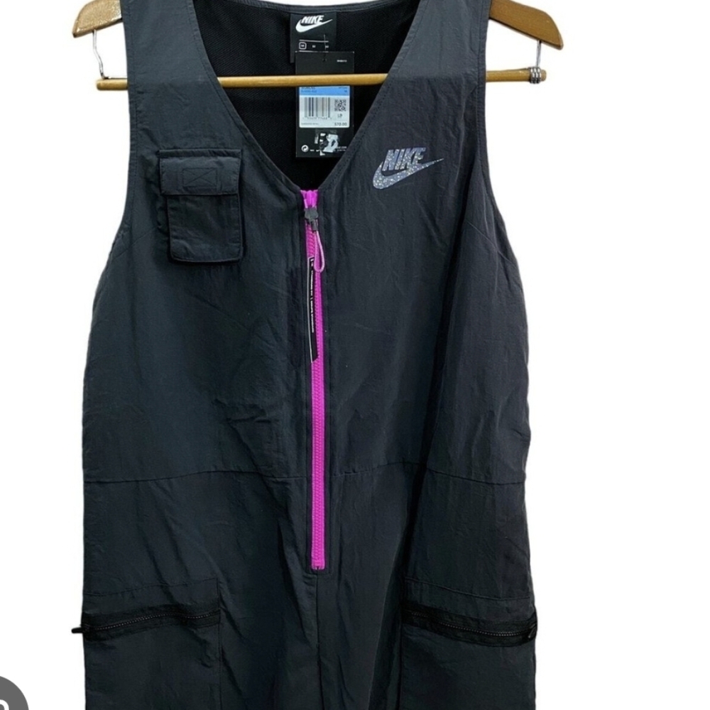 Nike Sportswear Icon Clash Romper Black Size Medium - Picture 4 of 9
